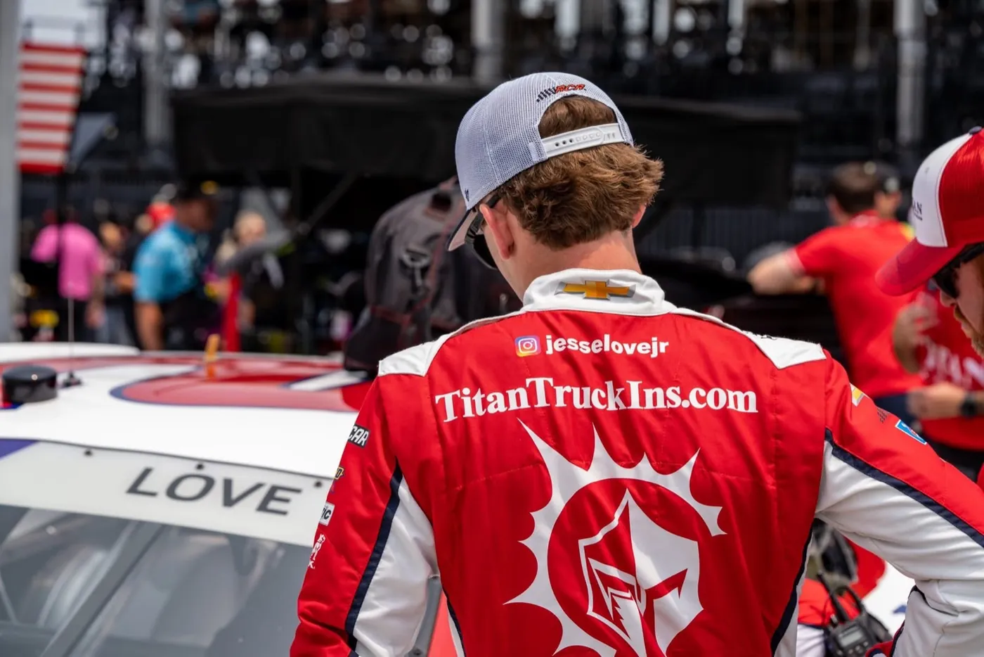 Race-worn Jesse Love firesuit up for auction
